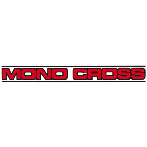 Autocollant 'MONOCROSS', rouge, 216X25mm, pièce