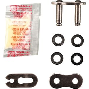 Maillon attache rapide à clipser RK 520XRE (joints toriques type XW), argent