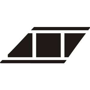 Fender Decal Black/White, 1 piece, decal template = type 34L, suitable for fender 50783-XXX, dim. like 43F sticker (with left/right edge)
