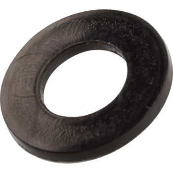 U6x12 washer polyamide (PA 66, nylon, black), 1mm thick