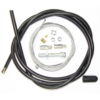 Kit universel de fabrication de cable de frein ou embrayage (gaine env.135 cm, cable env.160 cm)