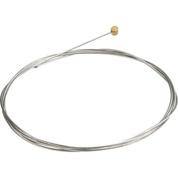 Replacement Inner Cable for Throttle Cable, with pressed-on nipple (6mm diameter, 5.5mm width), approx. 160cm, approx. 1.5mm wire diameter