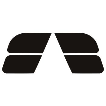 Kit d'autocollants noirs de caches latéraux (4 pièces pour art. 22419)