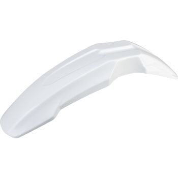 Garde boue avant supermotard UFO, blanc, ventilé.