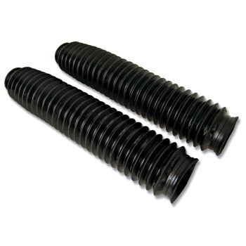 Soufflets de fourche, noir, 35/58mm (250mm de long), la paire
