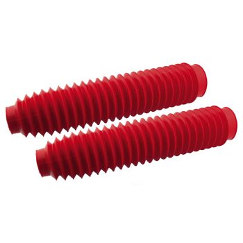 Soufflets de fourche ARIETE, rouge, la paire (38-41mm en haut, 58-62mm en bas, pas pour fourche inversée)