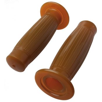 Paire de poignées BESTON (22/24mm),  anti vibrations (tendre)