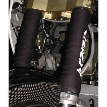 Protections de fourche néoprène, noir, la paire, pour diamètre: 40-50mm, longueur: 365mm