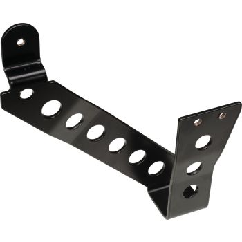 Chain Guide (lower chain guard on swingarm), black coated stainless steel, M6/M5 thread front/rear, OEM reference # 1U6-22318-00-33
