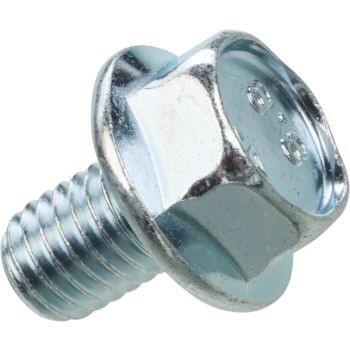 Oil Drain Plug Frame (front) or Separate Oil Tank, M8 hexagon with flange, galvanised