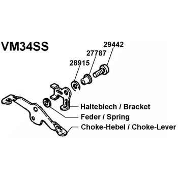 Plastic Washer for Choke Bushing Item 27787, OEM reference # 2J2-14962-00