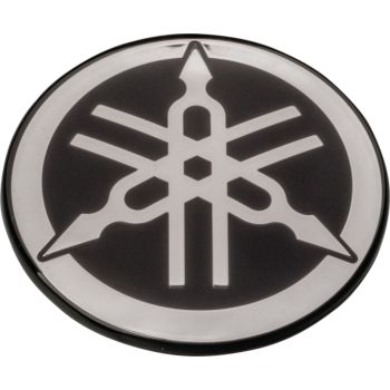 3D Emblem Silver, diameter 50mm, height max. approx. 7mm, self-adhesive