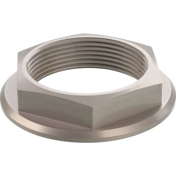 Nut for Top Yoke, incl. flange (this eliminates the need for the original washer), high-strength aluminum, spanner width 41mm