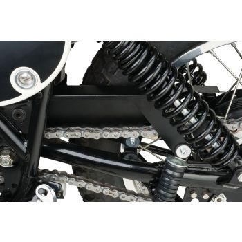 Carter de chaîne KEDO, mini (époxy noir mat), accessoires de montage inclus. Silentbloc (M5) voir l'article 29454