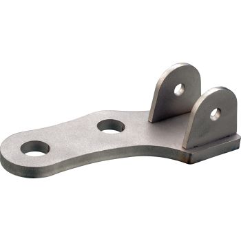 Stainless Steel Footrest Bracket, left,  for backward controls