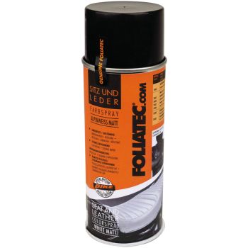 Colour Spray for Leatherette, white, ideal for applying lettering to our seat covers, template see item 30704/30705,30718, 400ml spray can