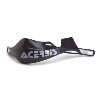 Pare-mains ACERBIS RALLY PRO, noir (livré avec kit universel de fixation pour guidons de 22/28mm). Alternative: 30914,33121