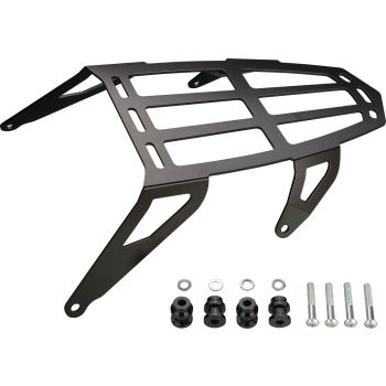 KEDO T7 Aluminium Rack ( Luggage Rack ), 4mm aluminium black coated, light and stable, for 1-person operation, for soft luggage up to 5Kg