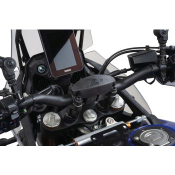 Racetech Handlebar Pad for 28.6mm handlebars, mounted between the handlebar clamps and inconspicuously fastened with cable ties