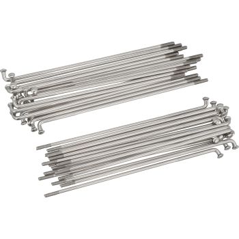 Flattrack 19' Spoke Set Stainless Steel, rear, WITHOUT spoke nipple (order spoke nipple after drilling diameter in rim order, see item no. 31204/31205/31206)