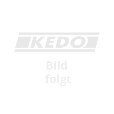 KEDO Front Fender Strut, aluminium black coated with mounting material, length 420mm, basis 85x85mm