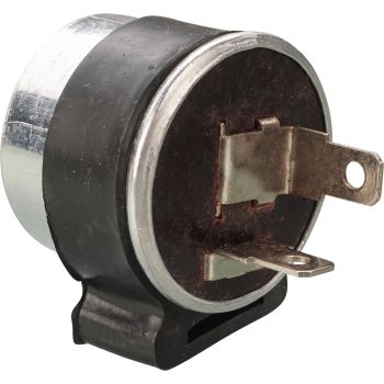 Centrale de clignotants 12V, 2 poles, mécanique (livrée avec support caoutchouc).