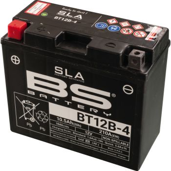 SLA Battery BS 12V / 10,5Ah maintenance-free filled, leak-proof due to SLA technology (without fleece, without gel) Type BT12B-4