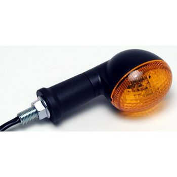 Mini clignotant oval, la paire (siglé 'E'), long. Env. 100mm/M10, ampoule BA15s 12V/10W, 12V/21W voir art. 41114)