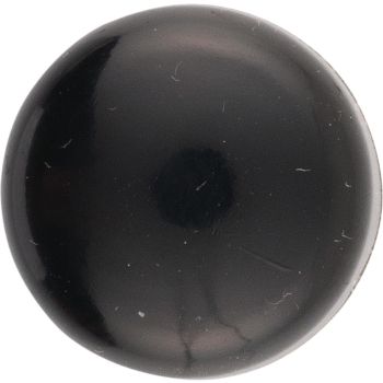 Enjoliveur de tête de vis 6 pans extérieurs de 12mm, plastique noir. Hauteur 8mm. Pièce