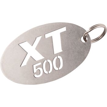 Porte clés avec logo XT500, inox