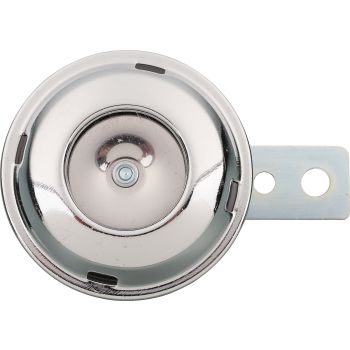 Klaxon 6V 100db, couleur: argent satiné (diam. 71mm)