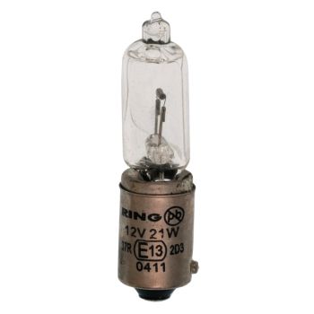 Ampoule halogène de rechange BAY9S 21W/12V, pièce (fonctionne également au 6V)