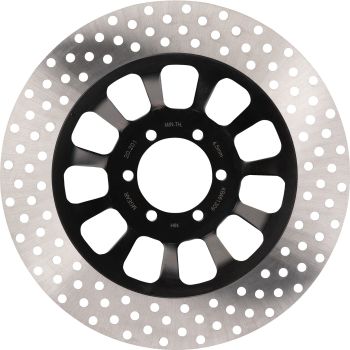 Disque de frein avant, refabrication, percé, compatible coté droit ou gauche. Pièce.