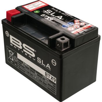 SLA Battery BS 12V / 8.4Ah maintenance-free filled, leak-proof due to SLA technology (without fleece, without gel) Type BTX9