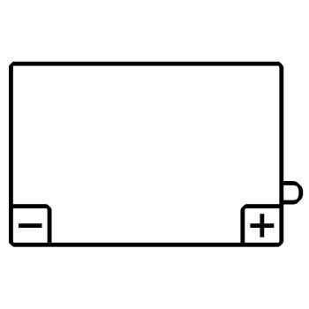 Batterie YUASA 12V (12N7-3B), alternative à art. 40029. Livrée SANS acide