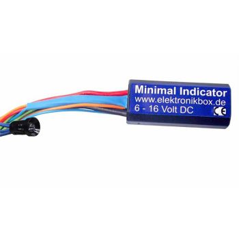 3-colour LED Pilot Light, colour-changing LED with control module for displaying indicator, neutral and high beam with only one LED