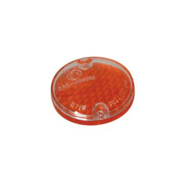 Cabochon de clignotant pour modèle Arizona, pièce (bicolore, orange avec cache transparent)