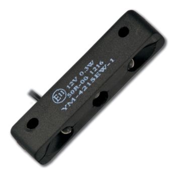 Mini éclairage de plaque LED MICRO, siglé 'E' (45X7X12mm)
