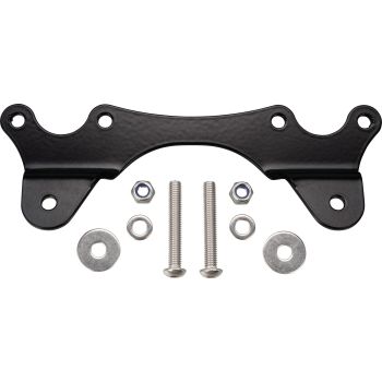 KEDO Speedometer Bracket 'Shinjuku' for Original Instruments, stainless steel black coated, incl. mounting material, mounting under the top yoke
