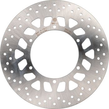 Brembo Oro Brake Disc, front right, rigid, 5mm thick, stainless steel (Vehicle Type Approval for model RH05)