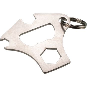 Key Fob »XT-Buddy« + Tool for Side Cover Pin Bolt, Hexagon for Breaker Point, Battery + AF10, Cap Lifter, approx. 40x45mm