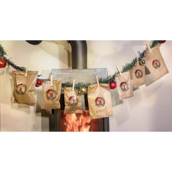 XT500 Advent Calendar (24 parts for each each XT with a total value of € 118.-, 24 paper bags, 24 stickers), DIY: label & fill the bags