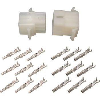 9-Way BELGARDA Plug Housing Set INCLUDING 2x9 Round Contacts