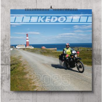 Wall Calendar 'XT-Enduro' 2025, 30x30cm, spiral binding with hanging loop, four-color print on thick 250g/m² paper (limited edition of 100 copies)