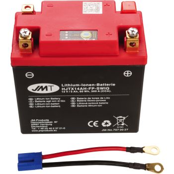Lithium-Ion XSTART Battery (LiFePo4), 12V/5Ah, for use with the electric starter item 41851-SR1, for mounting in the original battery box