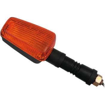 Clignotant avant/arrière, noir, siglé 'E', 85mm (ampoule: BA15s 12/21W, 12V/10W voir art. 40061)
