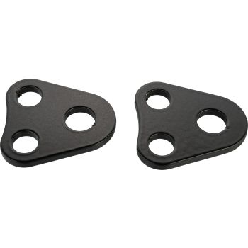 Supports clignotant 'Mini' (la paire,  inox) pour mini clignos (avec diam. axe maxi de 10mm) et clignos SR500 2J4,  montage sur vis de té