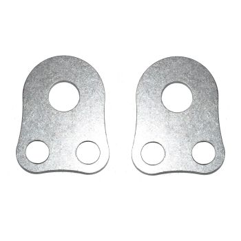 Supports clignotant 'Midi' (la paire, inox) pour clignos d'origine (avec bras souples) ou clignos avec diam. axe maxi de 12mm