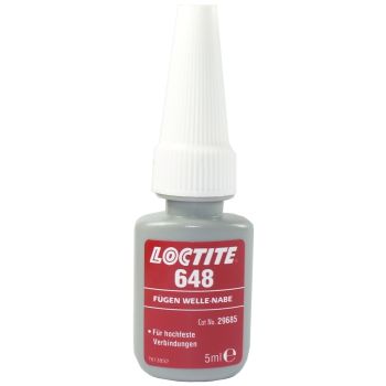 Colle Loctite 648 pour roulements, 5ml