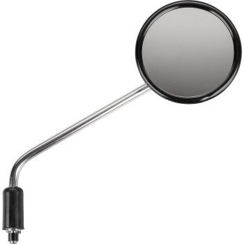 Right Hand Mirror International Version (EU/US), chrome plated, diameter of mirror 106mm, mirror arm approx. 240mm, e-approved (OEM)
